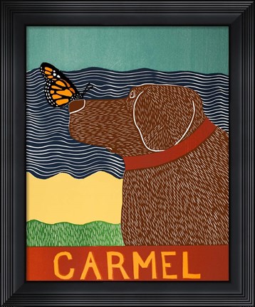 Framed Carmel Butterfly Choc Print