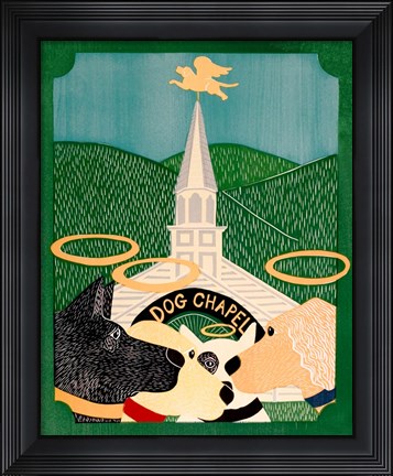 Framed Dog Chapel II Print