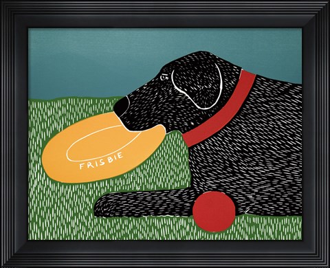Framed Dog Toys Good Dog Black Print