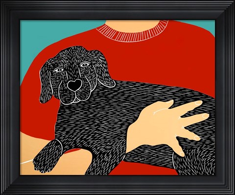 Framed Dogs Can Heal a Broken Heart Print
