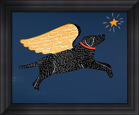 Framed Dreaming Black Print