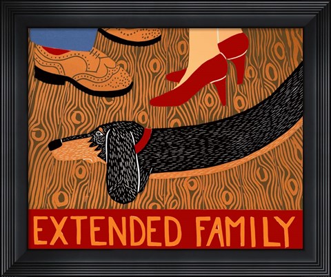Framed Extended Family Print