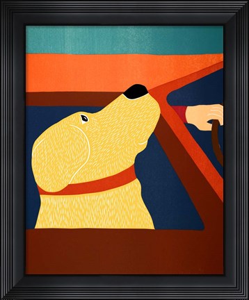 Framed Feeling Better Yellow Print