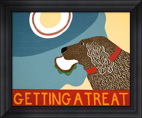 Framed Getting a Treat Print