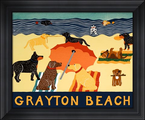 Framed Grayton Beach Print