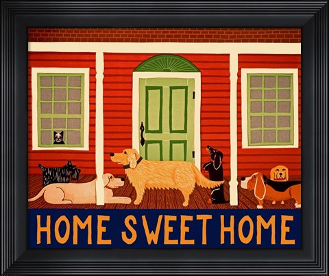Framed Home Sweet Home II Print