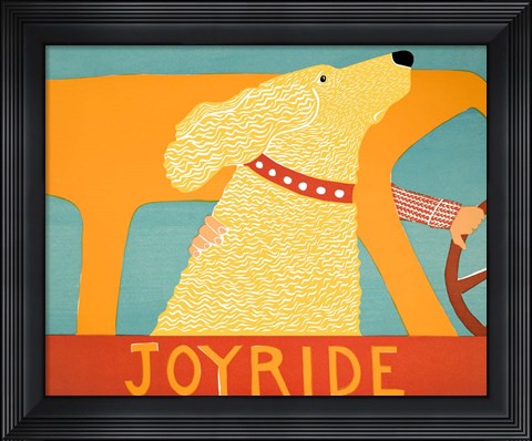 Framed Joyride Yellow Print