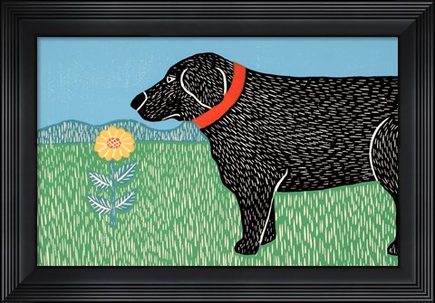 Framed Nature Dog Good Dog Print