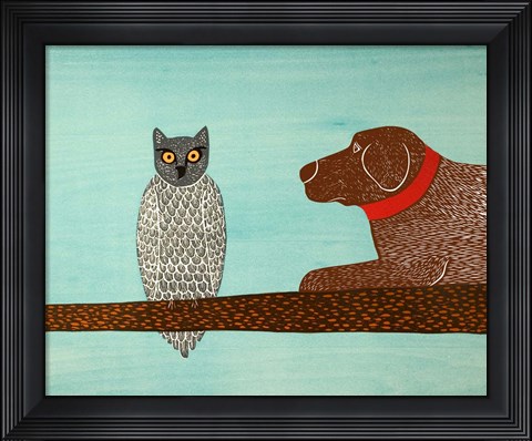 Framed Sally Who Sally Who Choc Print