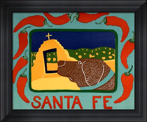 Framed Santa Fe Choc Print