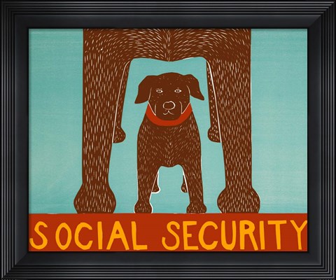 Framed Social Security Choc Print