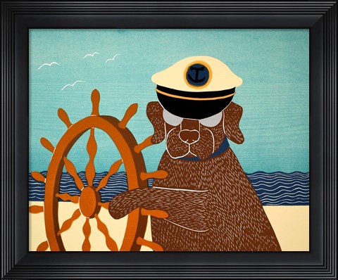 Framed Captain Choc Print
