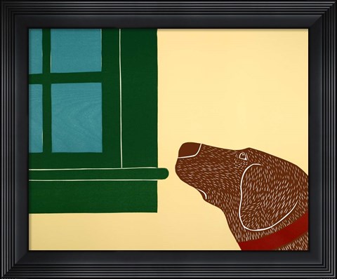 Framed They Know When Choc Print