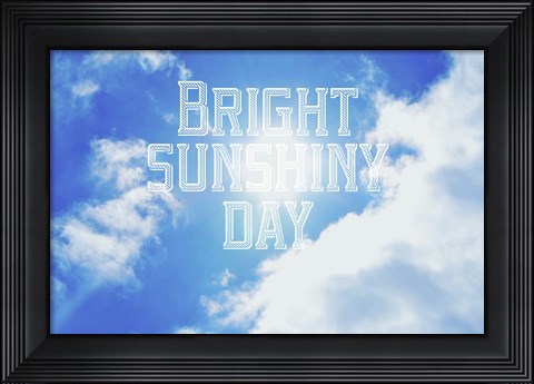 Framed Bright Sunshiney Day Print