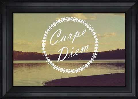 Framed Carpe Diem Print