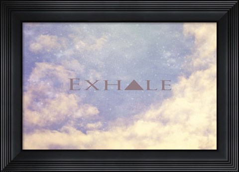 Framed Exhale Print
