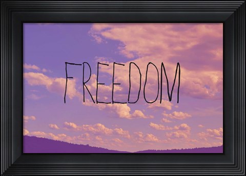 Framed Freedom Print