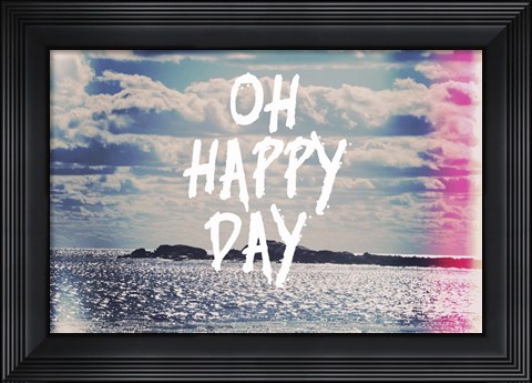 Framed Oh Happy Day Print