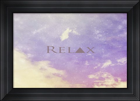 Framed Relax Print