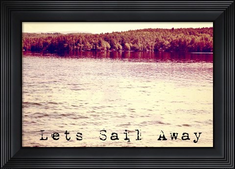 Framed Sail Away Print