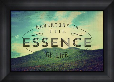 Framed Essence Of Life Print