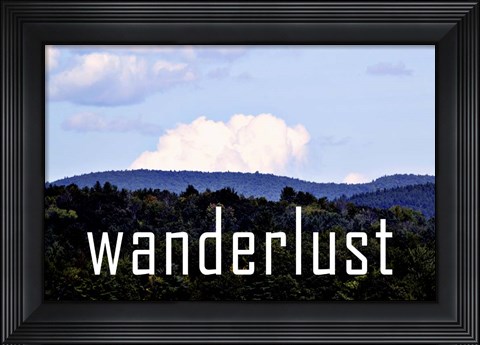 Framed Wanderlust Print