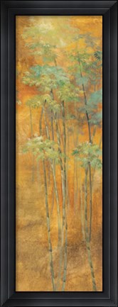Framed Golden Bamboo II Print