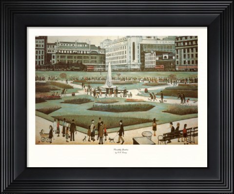 Framed Piccadilly Gardens Print