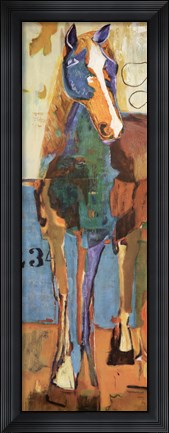 Framed Equinus Two Panel II Print