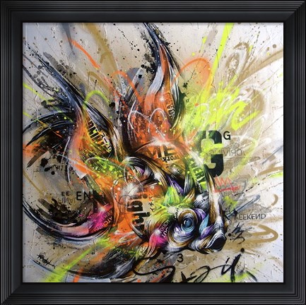 Framed Golden Print