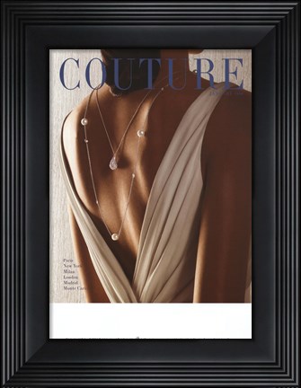 Framed Couture January 1960 Print