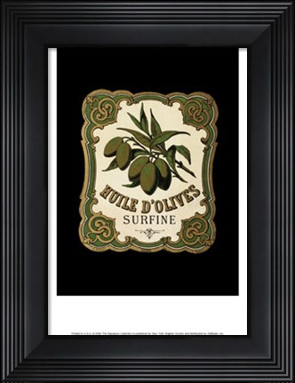 Framed Huile D'Olives Print