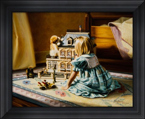 Framed Doll House Print