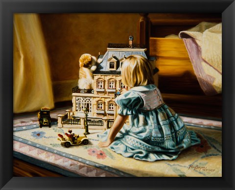 Framed Doll House Print