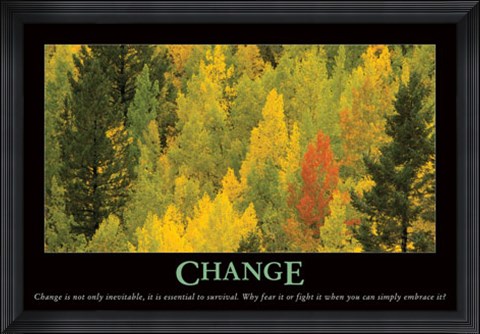 Framed Change Print