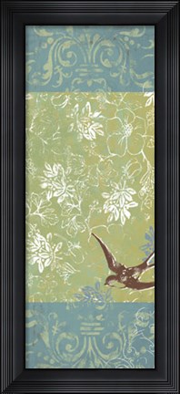Framed Spring Damask II Print