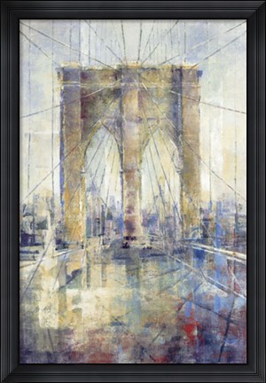 Framed Manhattan Crossing I Print