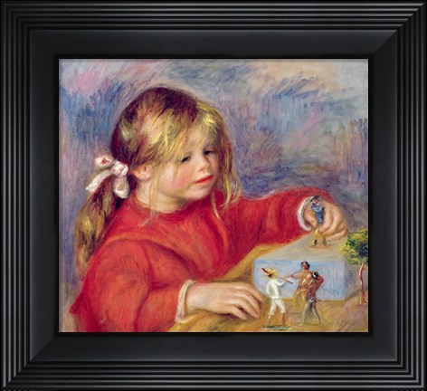 Framed Claude Renoir at play, c.1905 Print