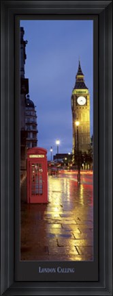 Framed London Calling Print