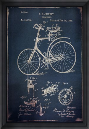 Framed Velocipede I Print