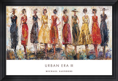 Framed Urban Era III Print