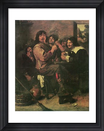 Framed Smokers Print