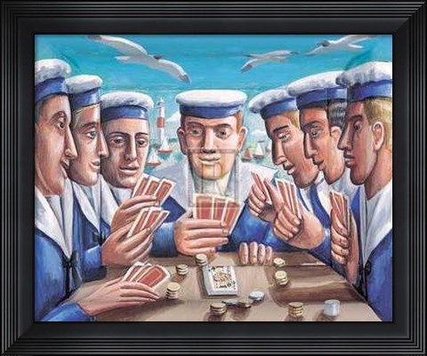 Framed Deck Hands (LE) Print