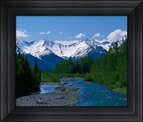 Framed Chugach Mountains, Alaska Print