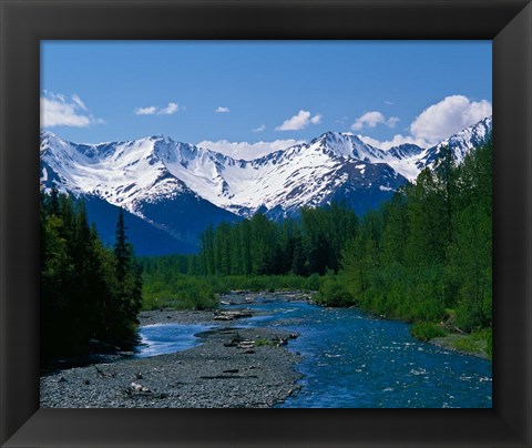 Framed Chugach Mountains, Alaska Print