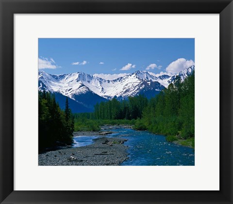 Framed Chugach Mountains, Alaska Print