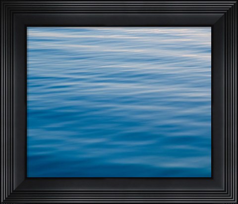 Framed Rippling Water at Sundown Print