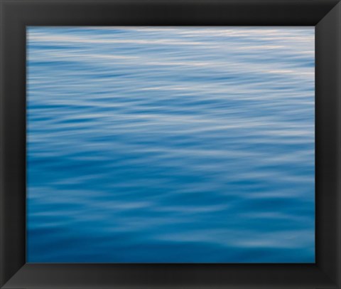 Framed Rippling Water at Sundown Print