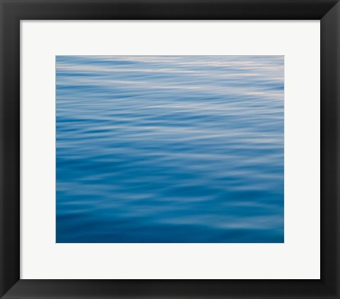 Framed Rippling Water at Sundown Print