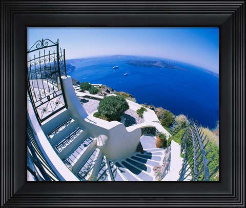 Framed Santorini, Greece Print